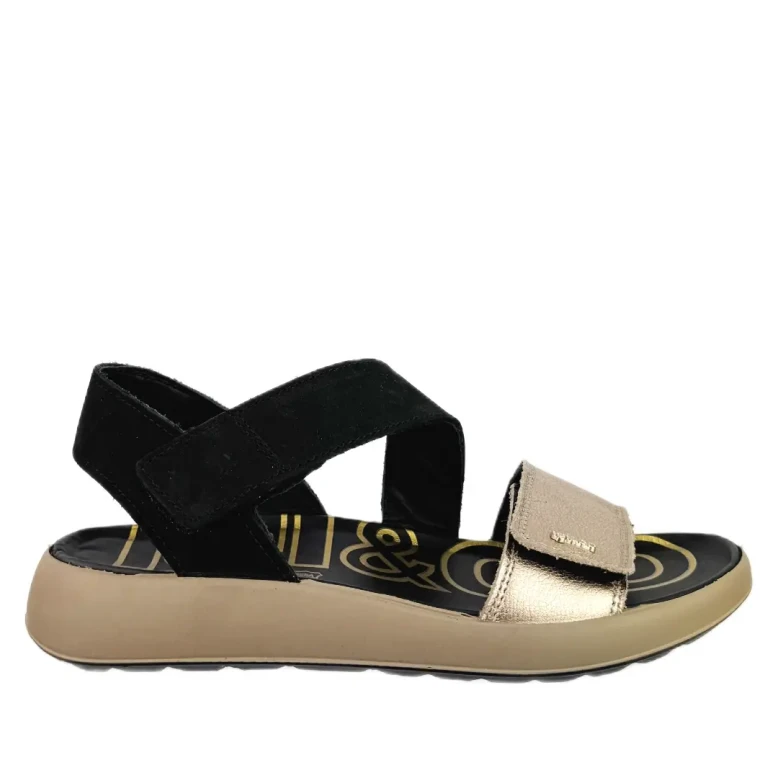 Sandały damskie Igi&Co 7678500 fiore negro-1