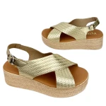 Sandały damskie Verano 5314 oro espiga-3