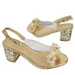 Sandały damskie S.Barski MR51-727 gold-3
