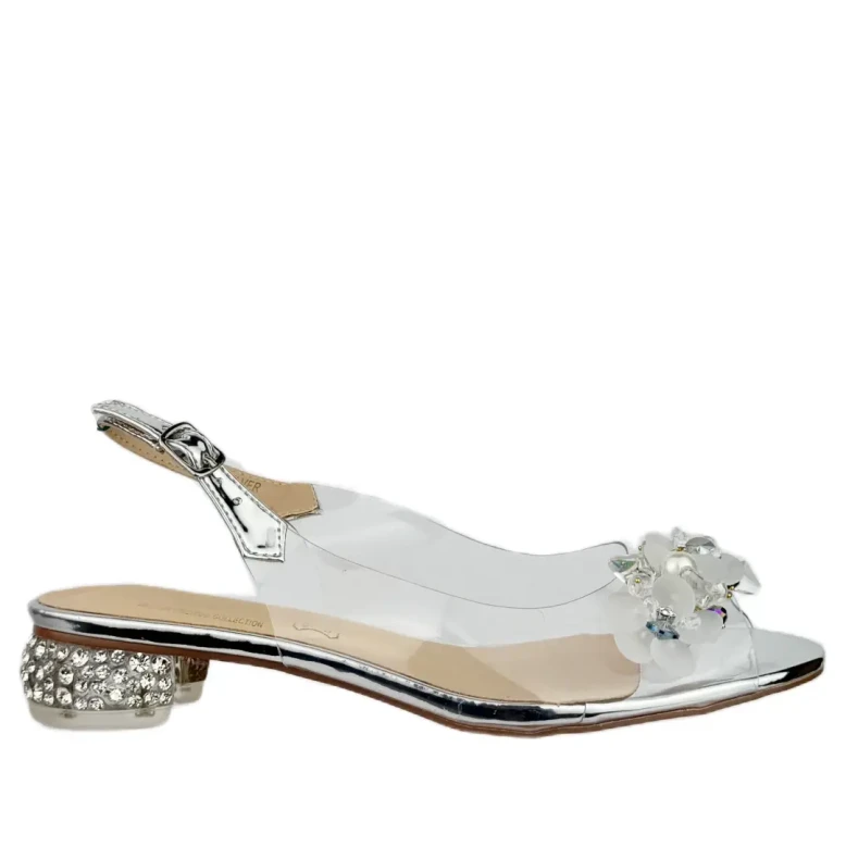 Sandały damskie S.Barski MR51-710 silver-1