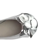 Baleriny damskie Toscanio 2011 srebrny-4
