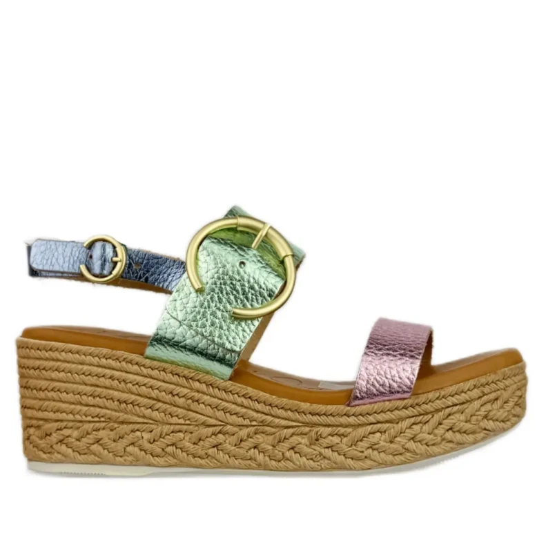 Sandały damskie Oh! My Sandals 5455 doya blue -1