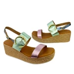 Sandały damskie Oh! My Sandals 5455 doya blue -3