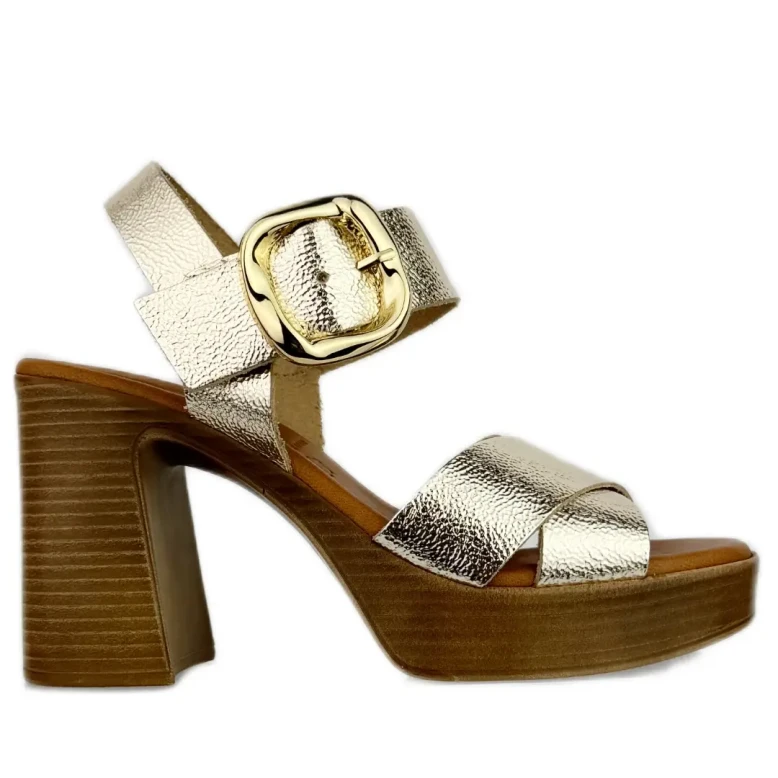 Sandały damskie OH! My Sandals 5644 duna champan-1