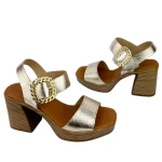 Sandały damskie OH! My Sandals 5632 duna champan-3