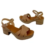 Sandały damskie OH! My Sandals 5628 taupe-3