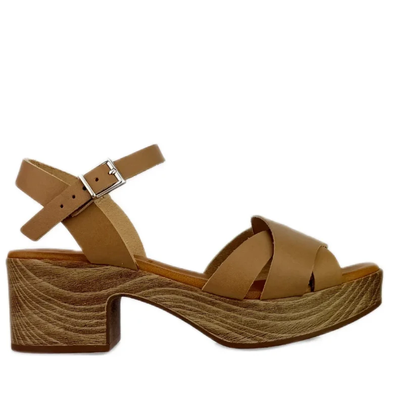 Sandały damskie OH! My Sandals 5628 taupe-1