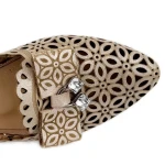 Baleriny damskie Boccato 010.724 24 T KAHVI pudrowy-4
