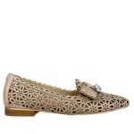 Baleriny damskie Boccato 010.724 24 T KAHVI pudrowy-1