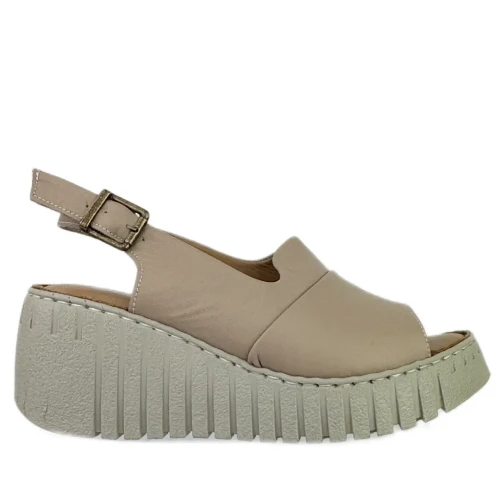 Sandały damskie Artiker 54C0788 jasny brąz