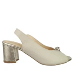 Sandały damskie Boccato 1518 J11/W11 ecru złoty-1