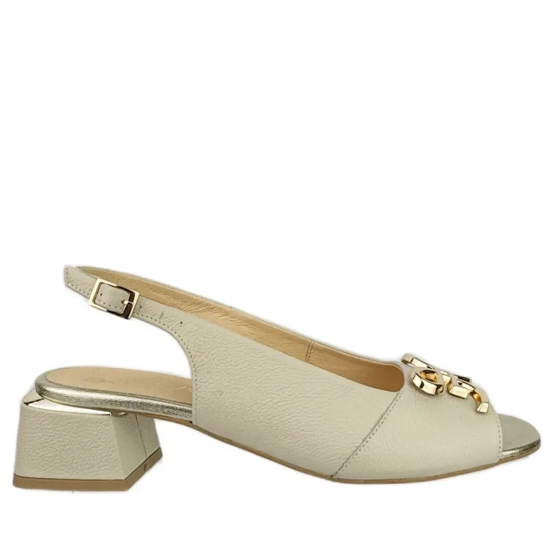 Sandały damskie Boccato 1690/K01/X15 ecru-1