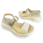Sandały damskie CallagHan 35200 pesca marfil/crema berta-3
