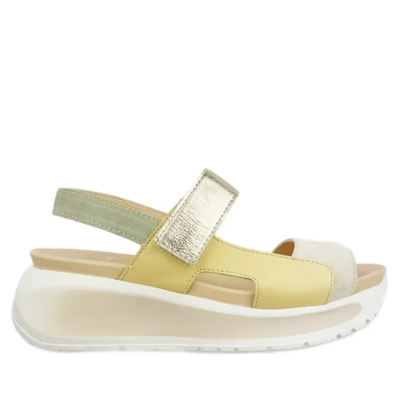 Sandały damskie CallagHan 35200 pesca marfil/crema berta-1