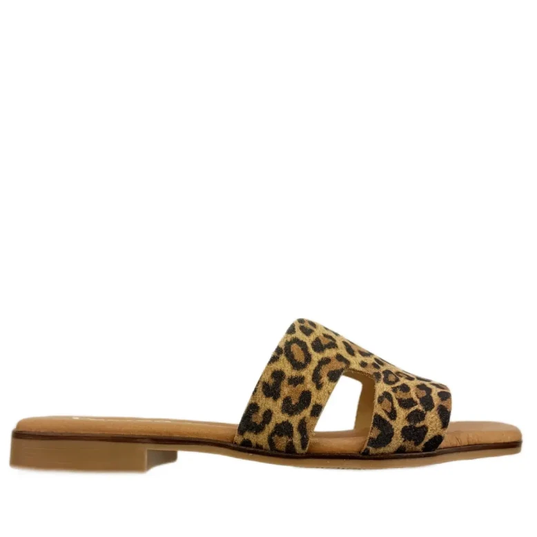 Klapki damskie Verano 3053 leopard-1