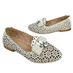 Baleriny damskie Boccato 010.724 24 01 T KAHV bialy-3