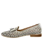 Baleriny damskie Boccato 010.724 24 01 T KAHV bialy-5