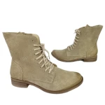 Botki damskie Exquisite 987 beż welur-3