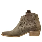 Botki damskie Exquisite 1130 almond welur-4