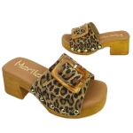 Klapki damskie Marila filadelfia leopardo-3