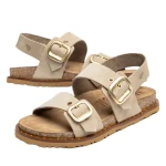Sandały damskie Yokono bolus-252 sand nubuck-3