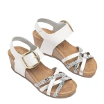 Sandały damskie Yokono Cadiz-250 multi bianco-2