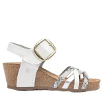 Sandały damskie Yokono Cadiz-250 multi bianco-1