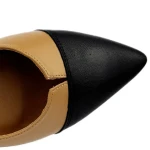 Baleriny damskie Exquisite 1576/2 czarne lico-3