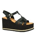 Sandały damski na koturnie Yokono lanzarote-002 black-1