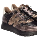Sneakersy damskie Wonders A-2491 negro/oro-3