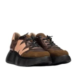 Sneakersy damskie Wonders A-3631 conac/pewder-2