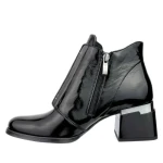 Botki damskie Boccato 8010 A-128 czarny lakier-5