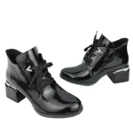 Botki damskie Boccato 7614 A128 czarny lakier-3
