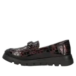 Półbuty damskie Filippo DP 6467/25 BG bordo-7