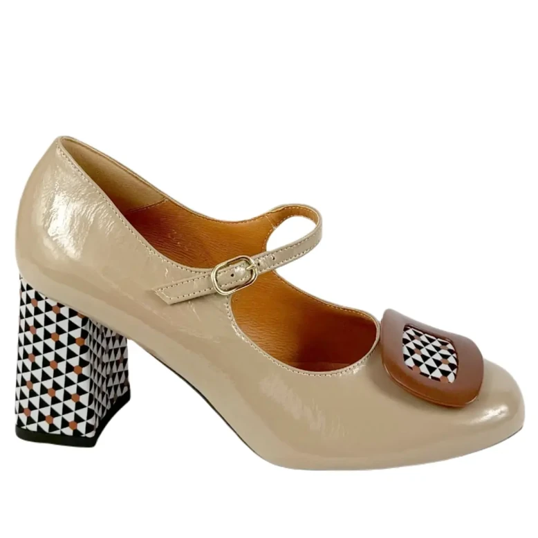 Półbuty damskie Higo 2764 beż-1