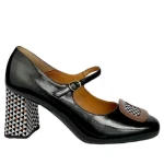 Półbuty damskie HIGO 2764 CZARNY 287-TR480-1