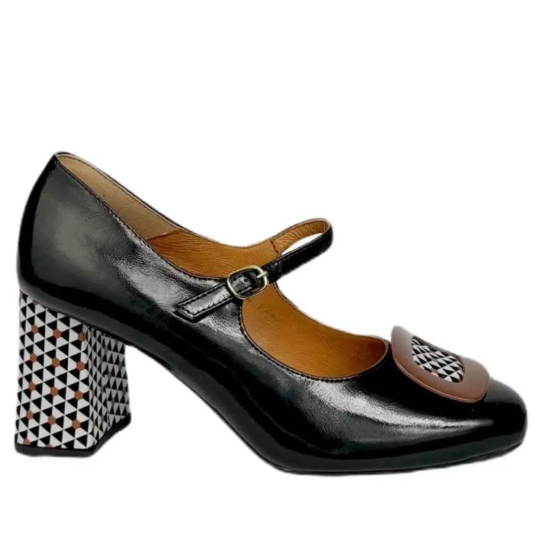 Półbuty damskie HIGO 2764 CZARNY 287-TR480-1