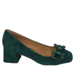 Czółenka damskie Alma en Pena I23213 Suede Pine-1