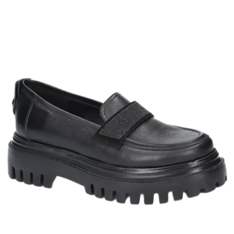 Mokasyny damskie Karino 4881/076 czarny-1