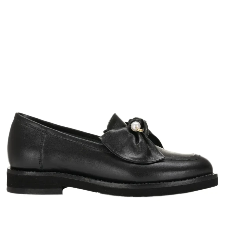 Mokasyny damskie HIGO 2561 czarny 287-1