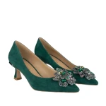 Czółenka damskie Alma en Pena I23122 Suede Pine-2