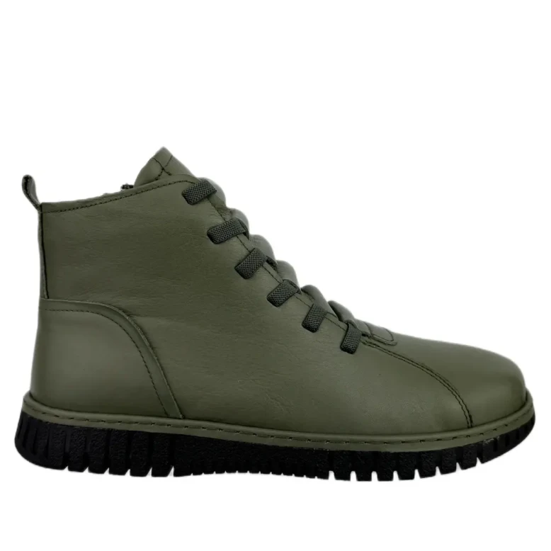 Botki damskie Boccato 068.23662S khaki-1