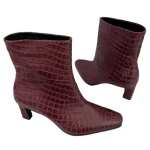 Botki damskie Boccato 8022 F73 bordo-3