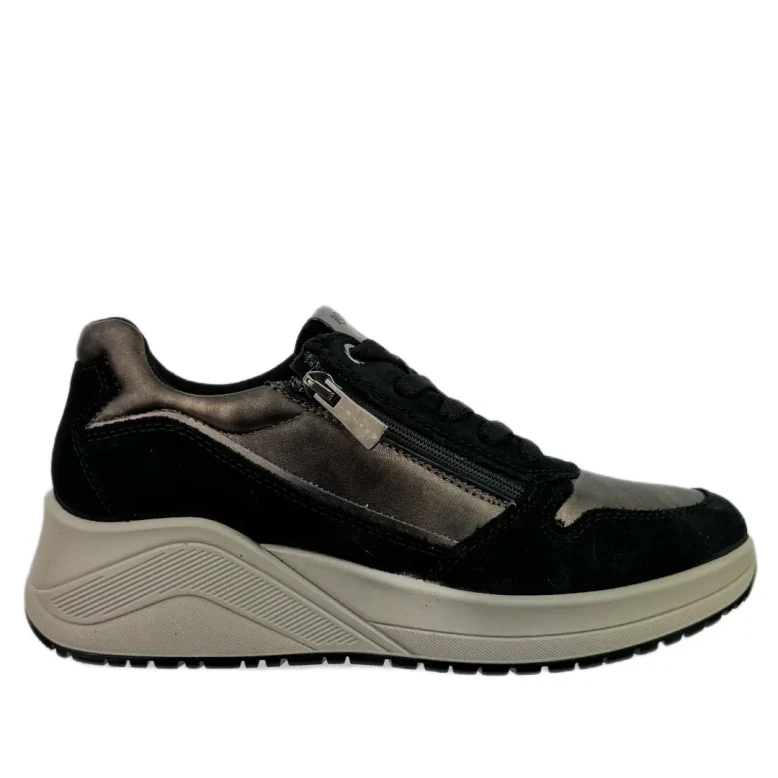 Sneakersy damskie Igi&Co 8654433 negro-1