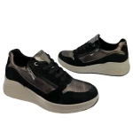 Sneakersy damskie Igi&Co 8654433 negro-3