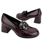 Mokasyny damskie Igi&Co 8696111 bordo-3