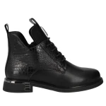 Botki damskie Filippo DBT7246/25 BK czarny-1