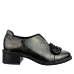 Półbuty damskie Higo 2564 stalowy-1