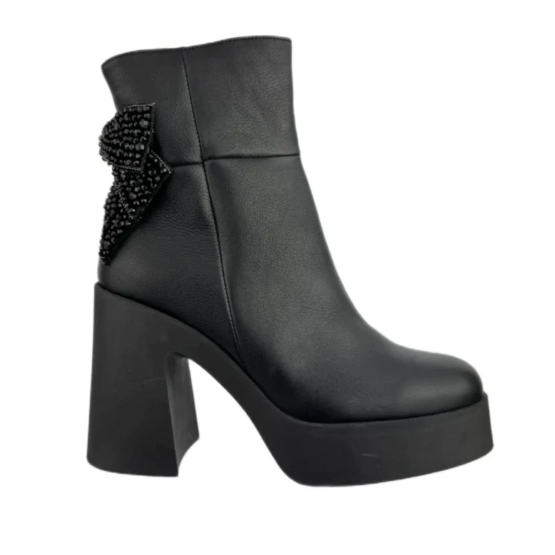 Botki damskie Higo 2612 czarny-1