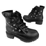 Botki damskie Higo 2641 czarny-3